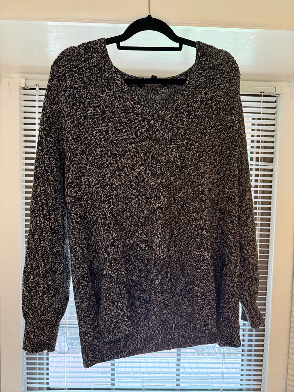 Athleta Black & White Sweater